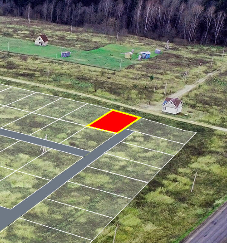 Заречный Луг уч.№10 - Земельный участок кадастровый номер 50:18:0050404:942