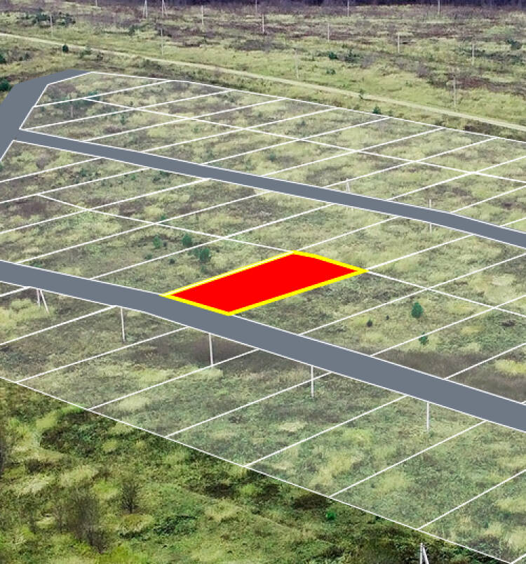 Заречный Луг уч.№61 - Земельный участок кадастровый номер 50:18:0050404:1007