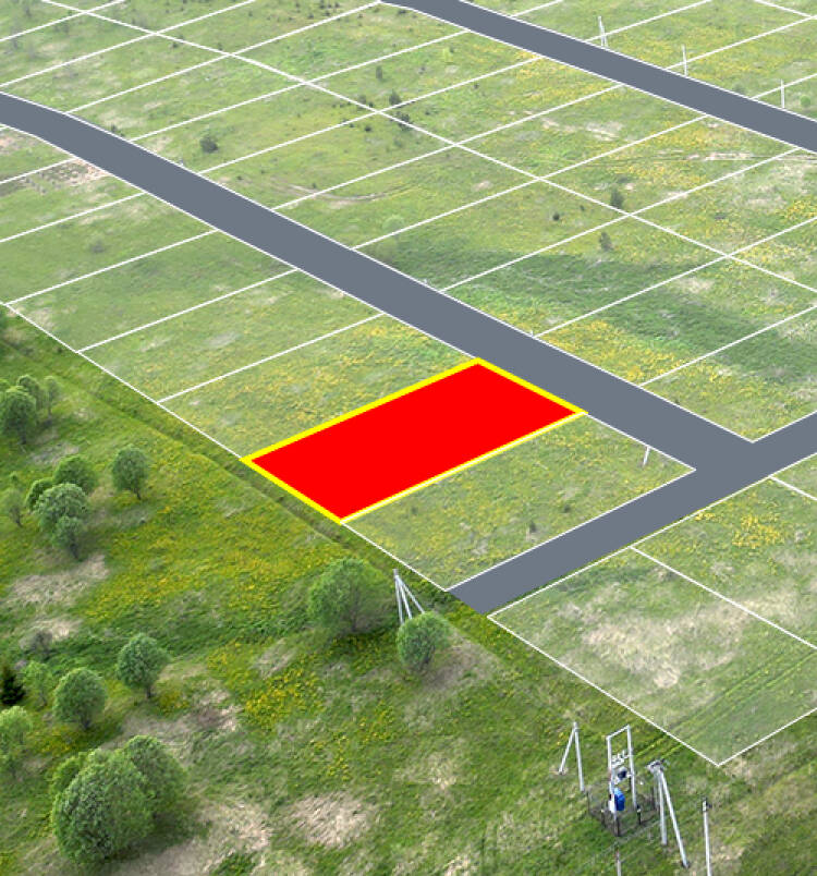 Заречный Луг уч.№70 - Земельный участок кадастровый номер 50:18:0050404:927