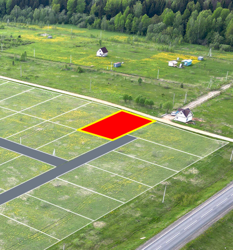 Заречный Луг уч.№10 - Земельный участок кадастровый номер 50:18:0050404:942