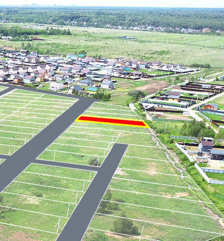 Зеленый берег уч.№121 - Земельный участок кадастровый номер 50:17:0020405:362