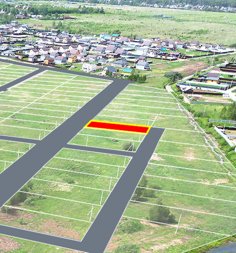 Зеленый берег уч.№117 - Земельный участок кадастровый номер 50:17:0020405:378