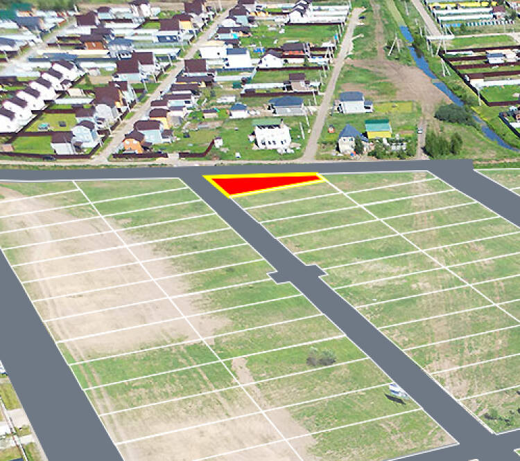 Зеленый берег уч.№78 - Земельный участок кадастровый номер 50:17:0020405:355