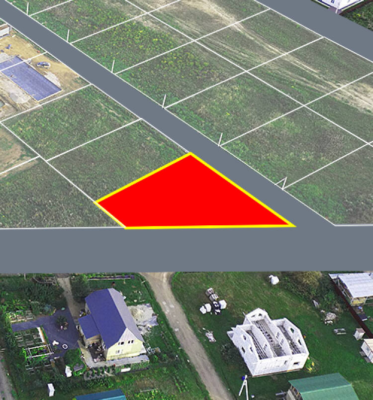 Зеленый берег уч.№78 - Земельный участок кадастровый номер 50:17:0020405:355