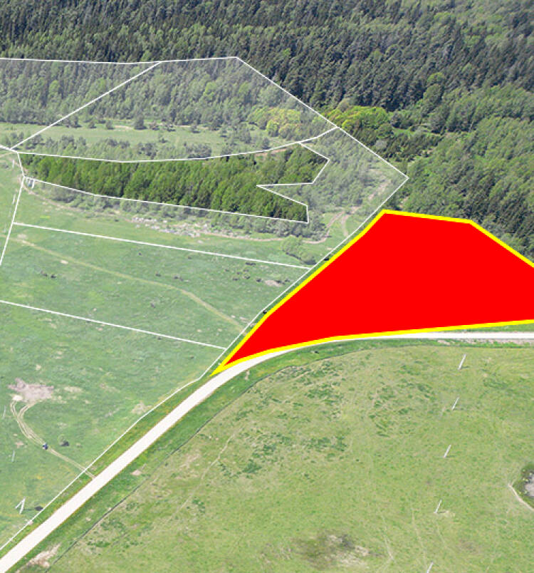 Астафьево Запад уч.№25 - Земельный участок кадастровый номер 50:18:0050304:121