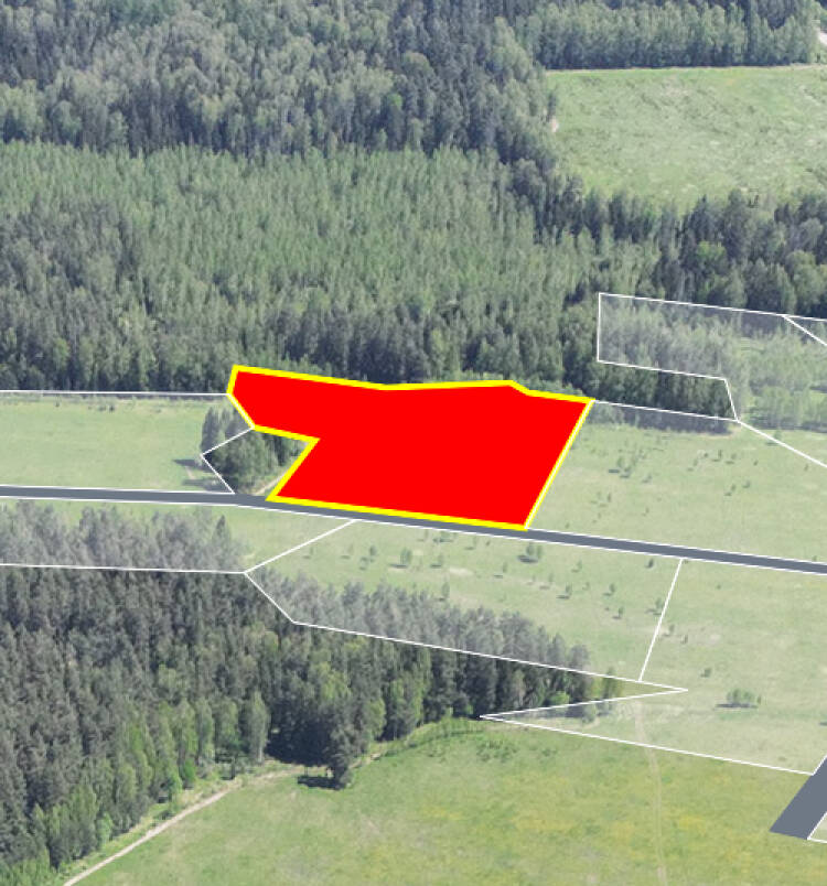 Астафьево Восток уч.№9 - Земельный участок кадастровый номер 50:18:0050304:910