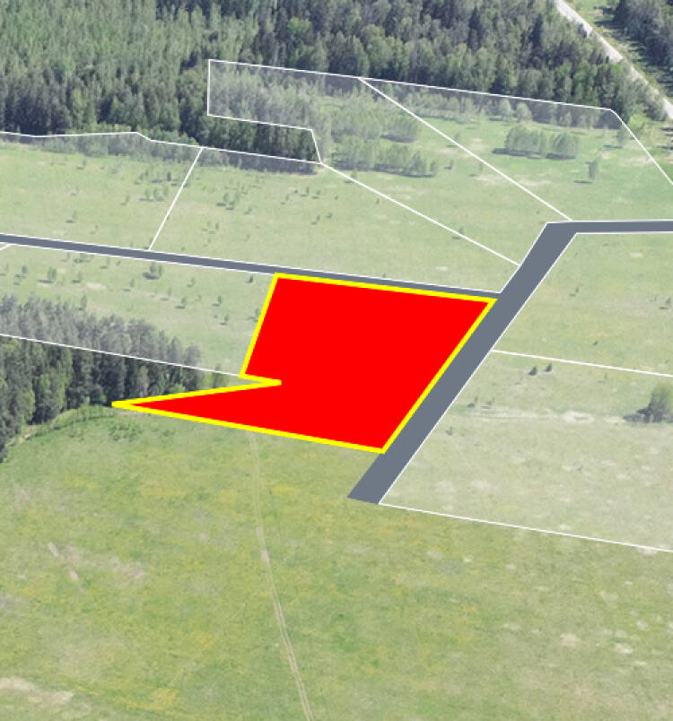 Астафьево Восток уч.№3 - Земельный участок кадастровый номер 50:18:0050304:911