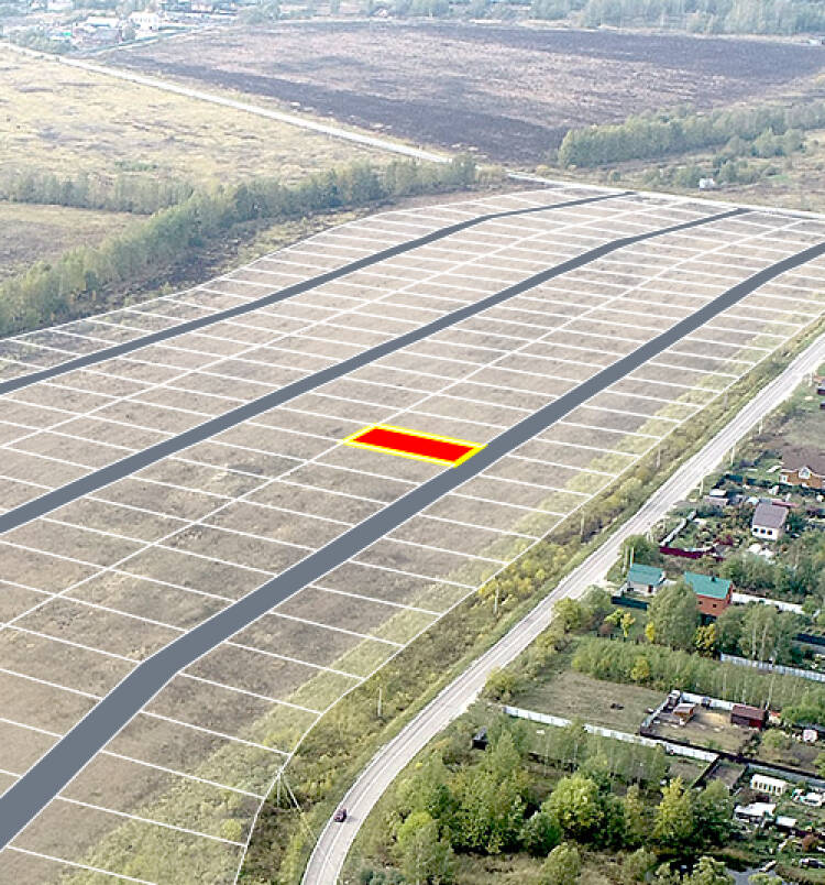 Егорки уч.№163 - Земельный участок кадастровый номер 50:30:0020117:676