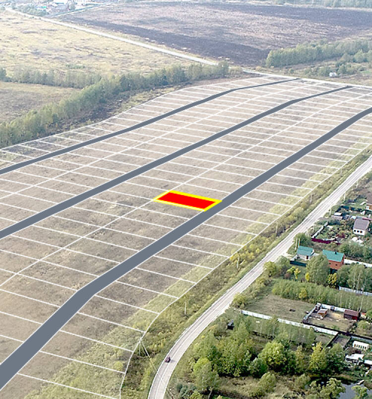 Егорки уч.№164 - Земельный участок кадастровый номер 50:30:0020117:675