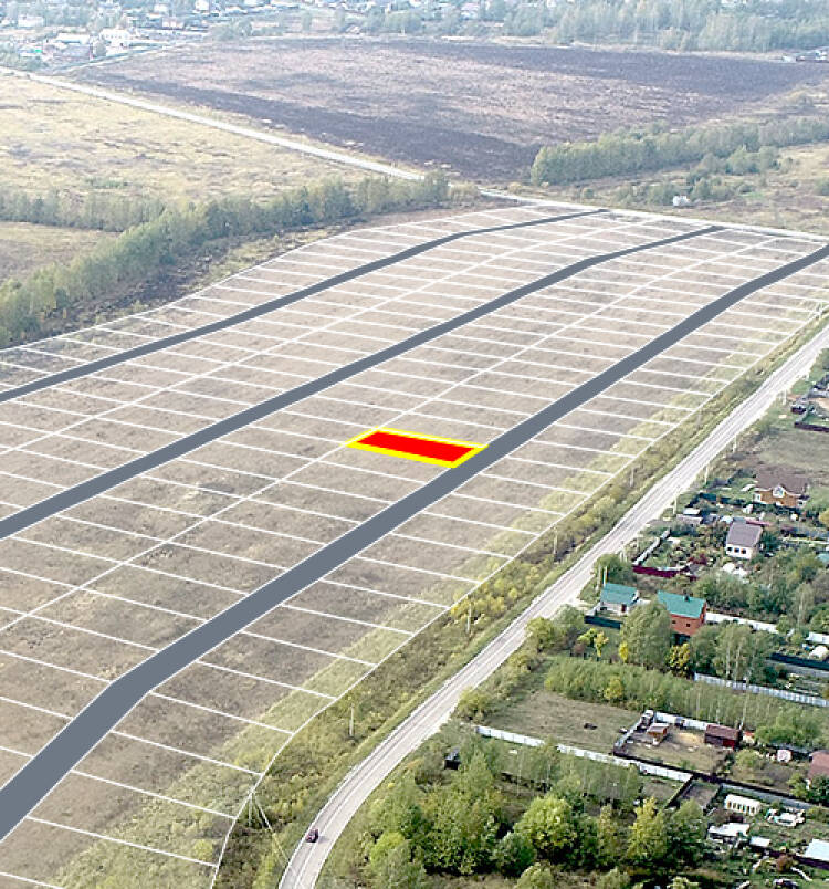 Егорки уч.№162 - Земельный участок кадастровый номер 50:30:0020117:677