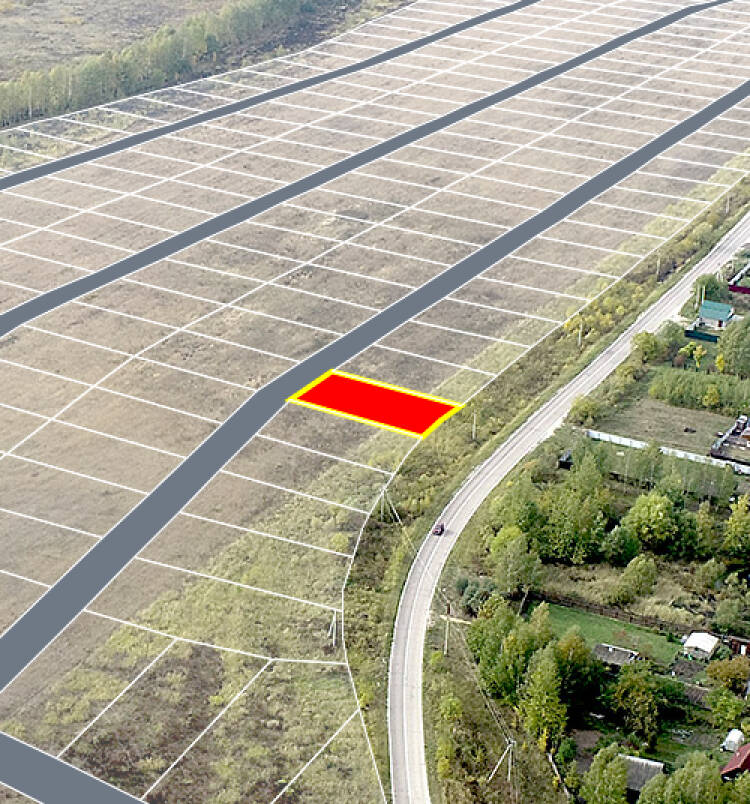 Егорки уч.№186 - Земельный участок кадастровый номер 50:30:0020117:684