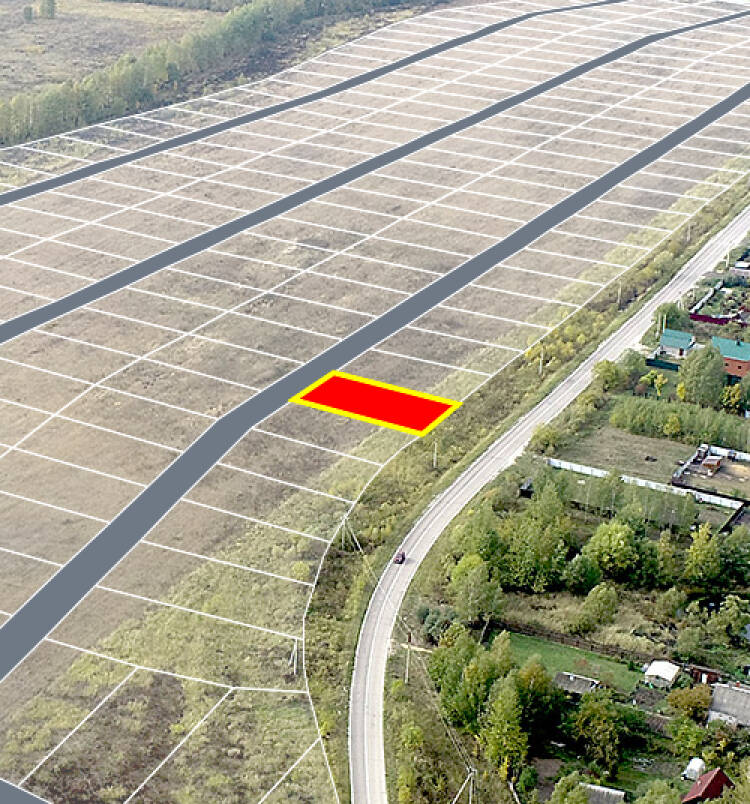 Егорки уч.№187 - Земельный участок кадастровый номер 50:30:0020117:686