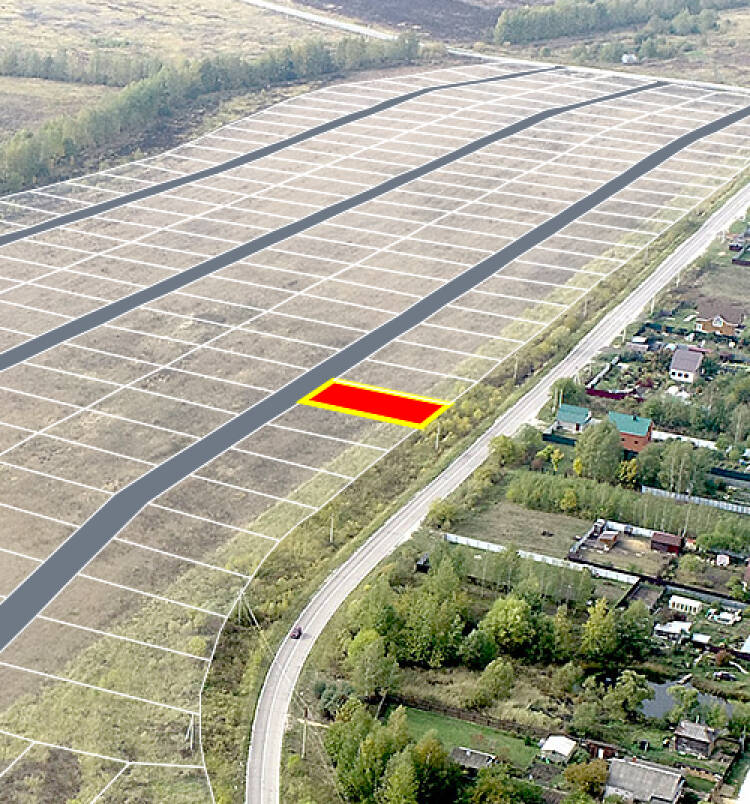 Егорки уч.№190 - Земельный участок кадастровый номер 50:30:0020117:688