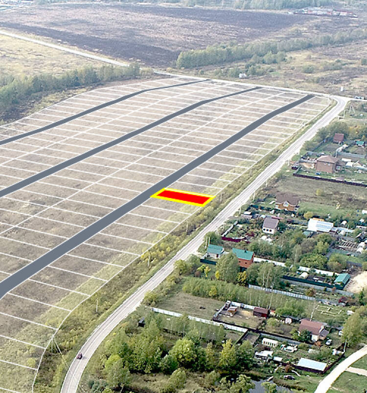 Егорки уч.№195 - Земельный участок кадастровый номер 50:30:0020117:694