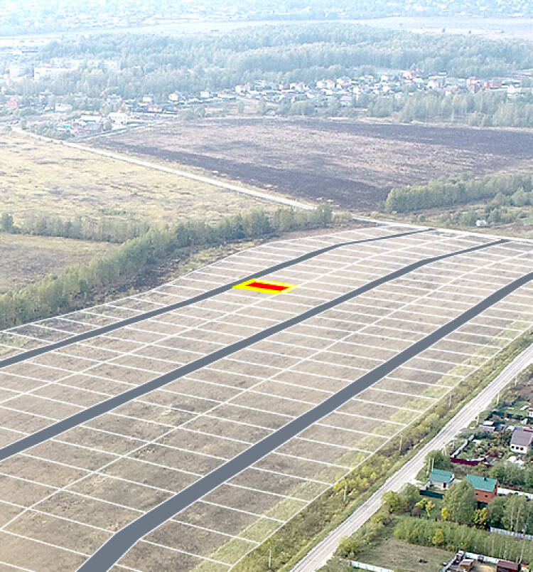 Егорки уч.№61 - Земельный участок кадастровый номер 50:30:0020117:702