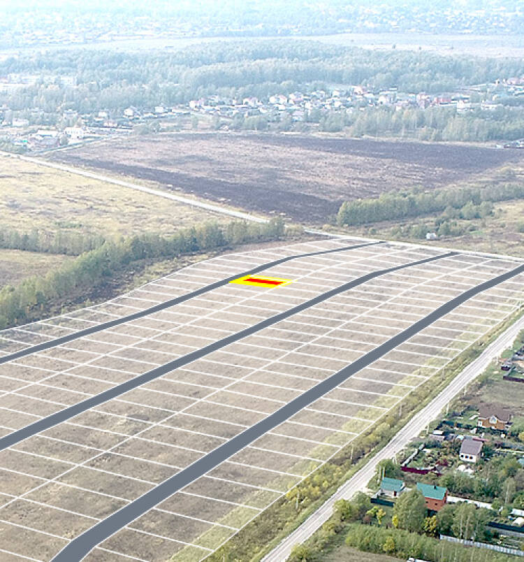 Егорки уч.№64 - Земельный участок кадастровый номер 50:30:0020117:705