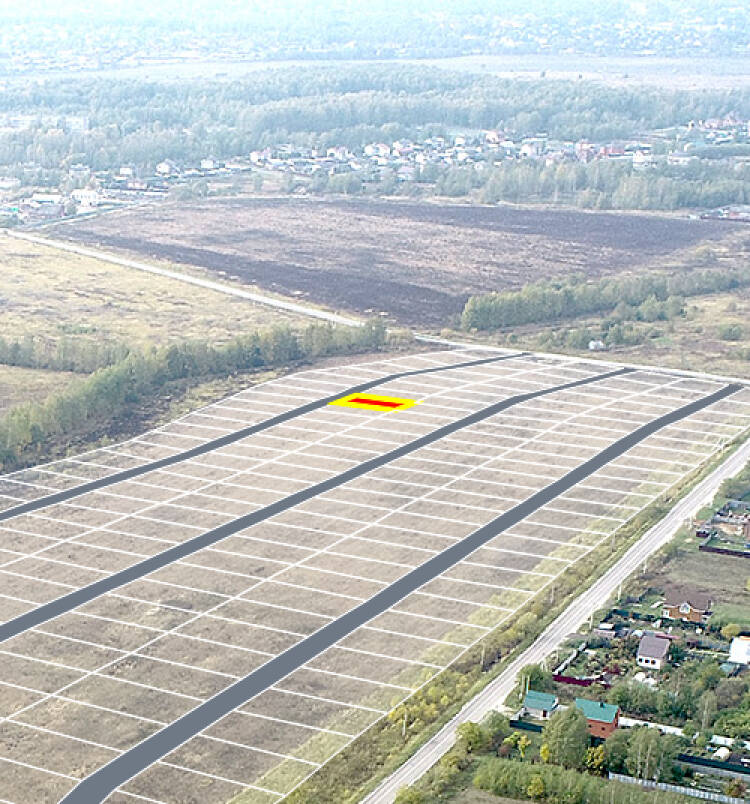 Егорки уч.№65 - Земельный участок кадастровый номер 50:30:0020117:709