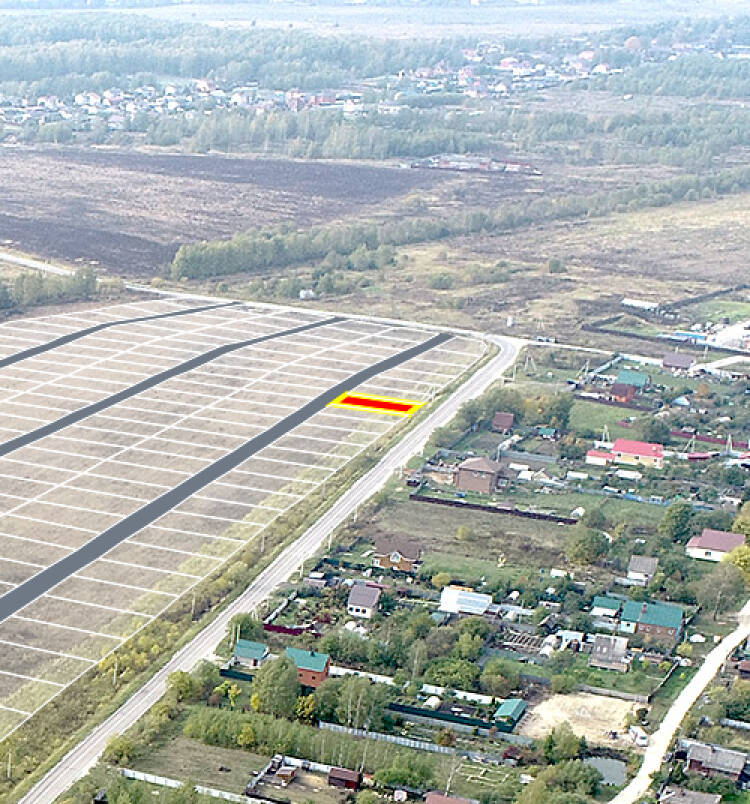 Егорки уч.№206 - Земельный участок кадастровый номер 50:30:0020117:711