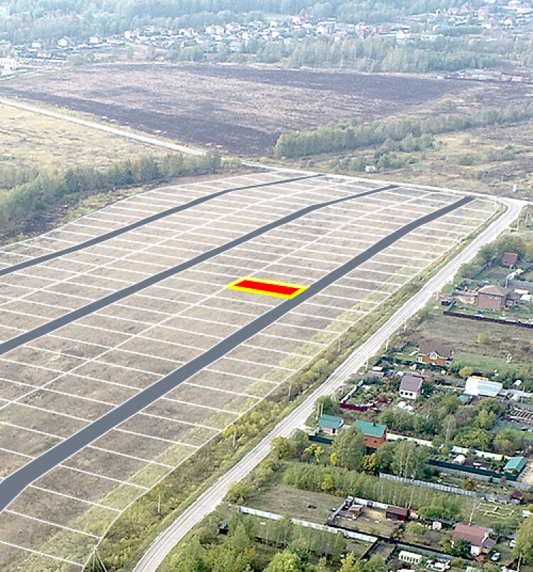 Егорки уч.№158 - Земельный участок кадастровый номер 50:30:0020117:713