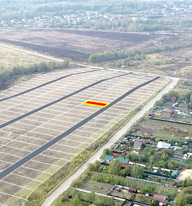 Егорки уч.№156 - Земельный участок кадастровый номер 50:30:0020117:715