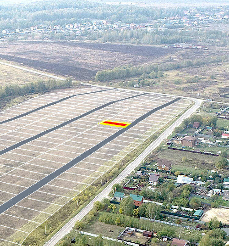 Егорки уч.№154 - Земельный участок кадастровый номер 50:30:0020117:717