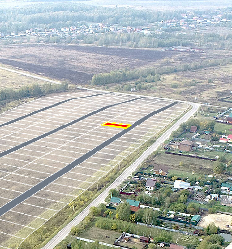 Егорки уч.№153 - Земельный участок кадастровый номер 50:30:0020117:719