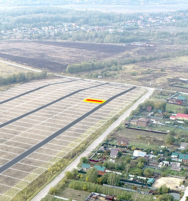 Егорки уч.№151 - Земельный участок кадастровый номер 50:30:0020117:721