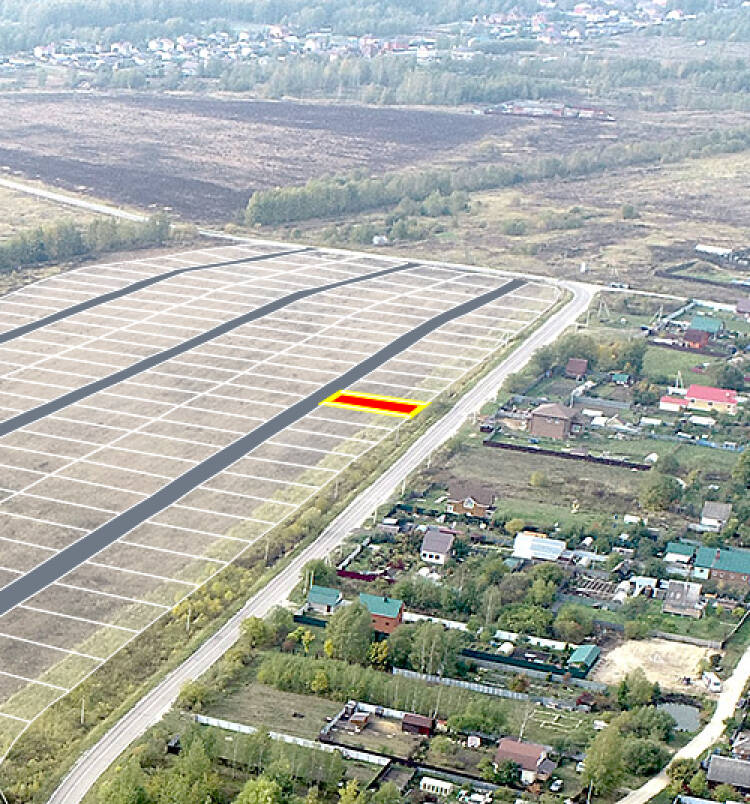 Егорки уч.№201 - Земельный участок кадастровый номер 50:30:0020117:724