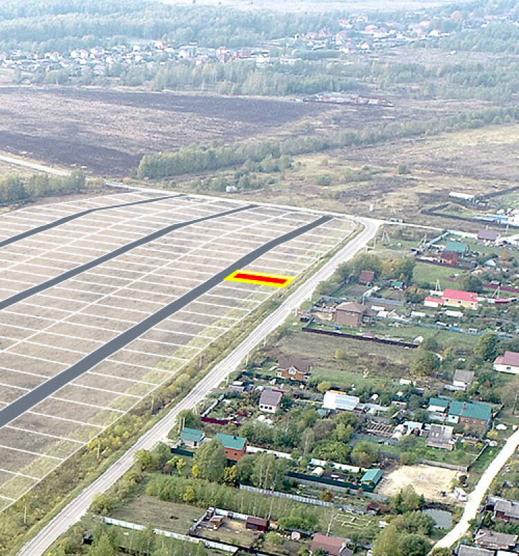 Егорки уч.№204 - Земельный участок кадастровый номер 50:30:0020117:731