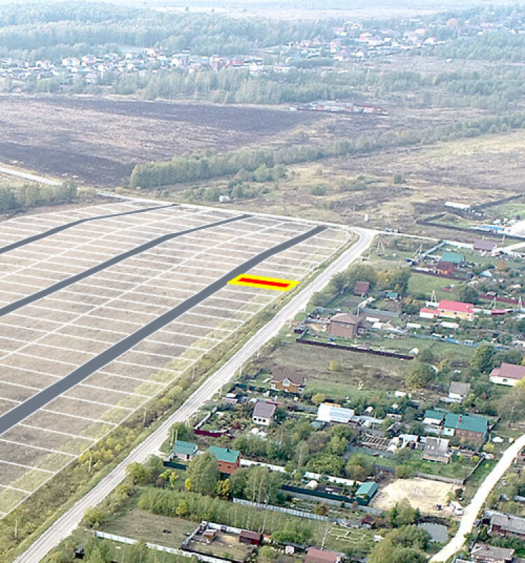 Егорки уч.№205 - Земельный участок кадастровый номер 50:30:0020117:732