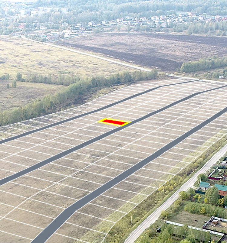 Егорки уч.№89 - Земельный участок кадастровый номер 50:30:0020117:733