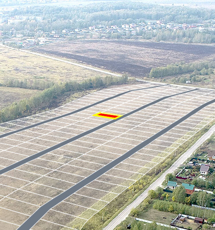 Егорки уч.№86 - Земельный участок кадастровый номер 50:30:0020117:736