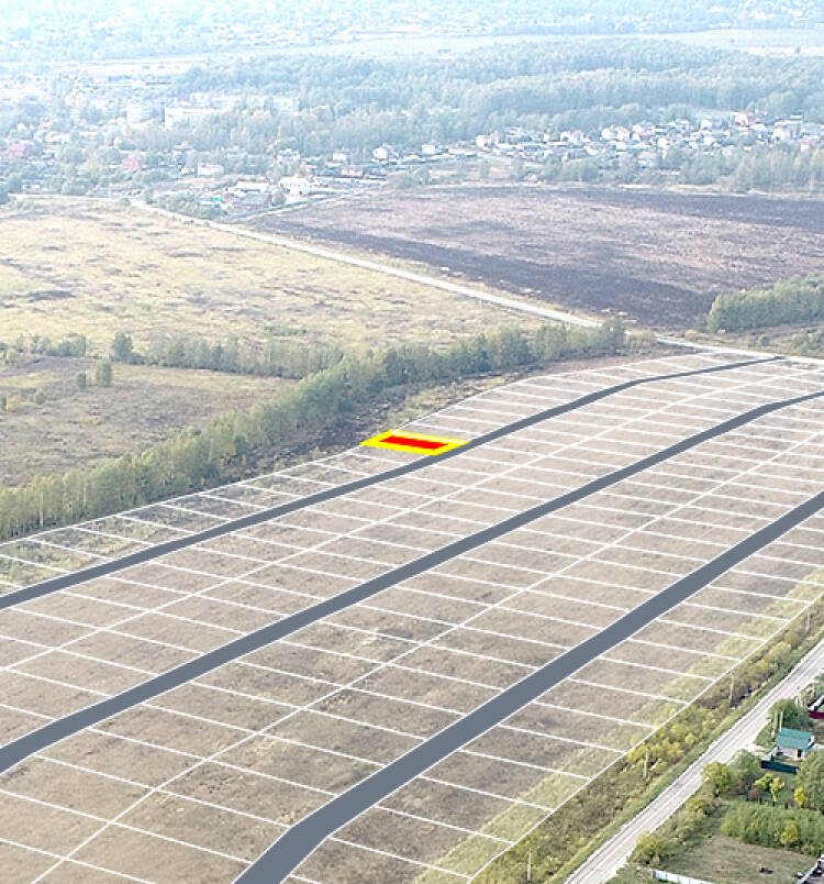 Егорки уч.№13 - Земельный участок кадастровый номер 50:30:0020117:739