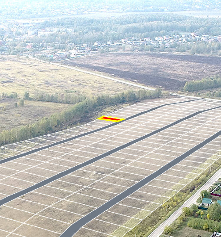 Егорки уч.№12 - Земельный участок кадастровый номер 50:30:0020117:741