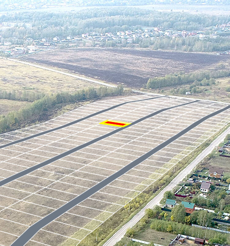 Егорки уч.№84 - Земельный участок кадастровый номер 50:30:0020117:744