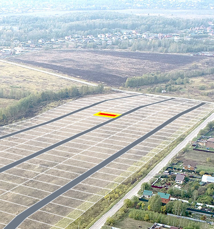 Егорки уч.№82 - Земельный участок кадастровый номер 50:30:0020117:747