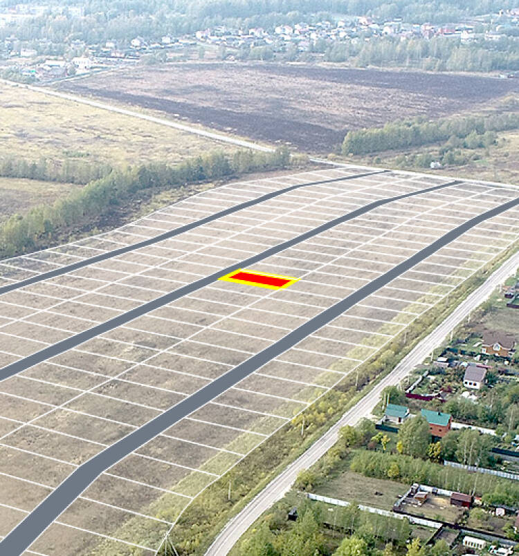 Егорки уч.№128 - Земельный участок кадастровый номер 50:30:0020117:753