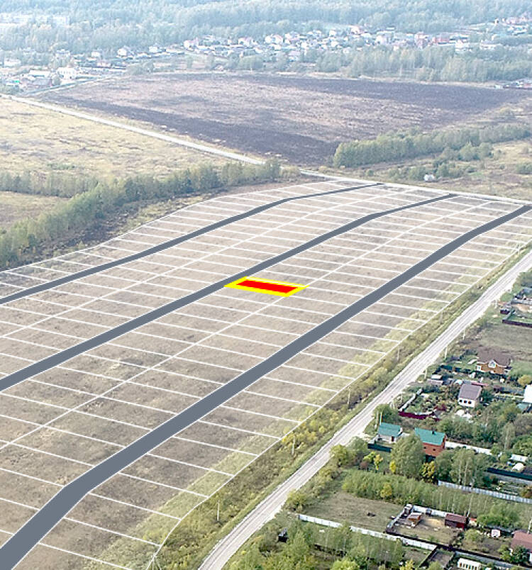 Егорки уч.№129 - Земельный участок кадастровый номер 50:30:0020117:754