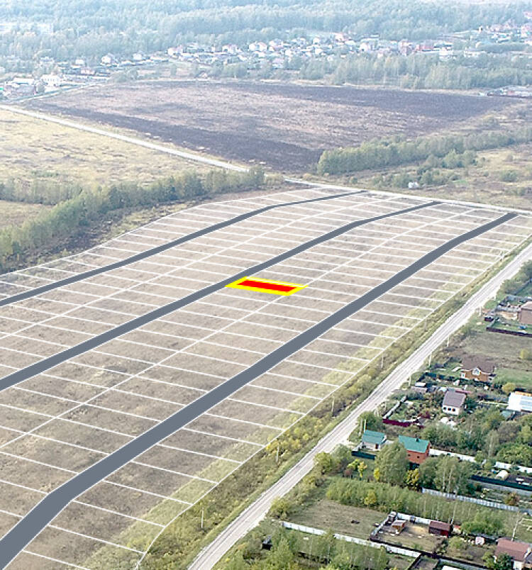 Егорки уч.№130 - Земельный участок кадастровый номер 50:30:0020117:755