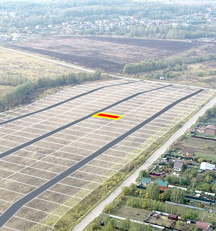 Егорки уч.№131 - Земельный участок кадастровый номер 50:30:0020117:756