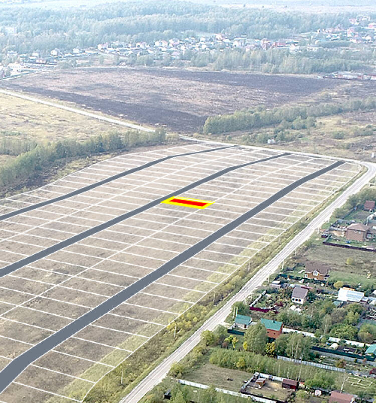 Егорки уч.№132 - Земельный участок кадастровый номер 50:30:0020117:757