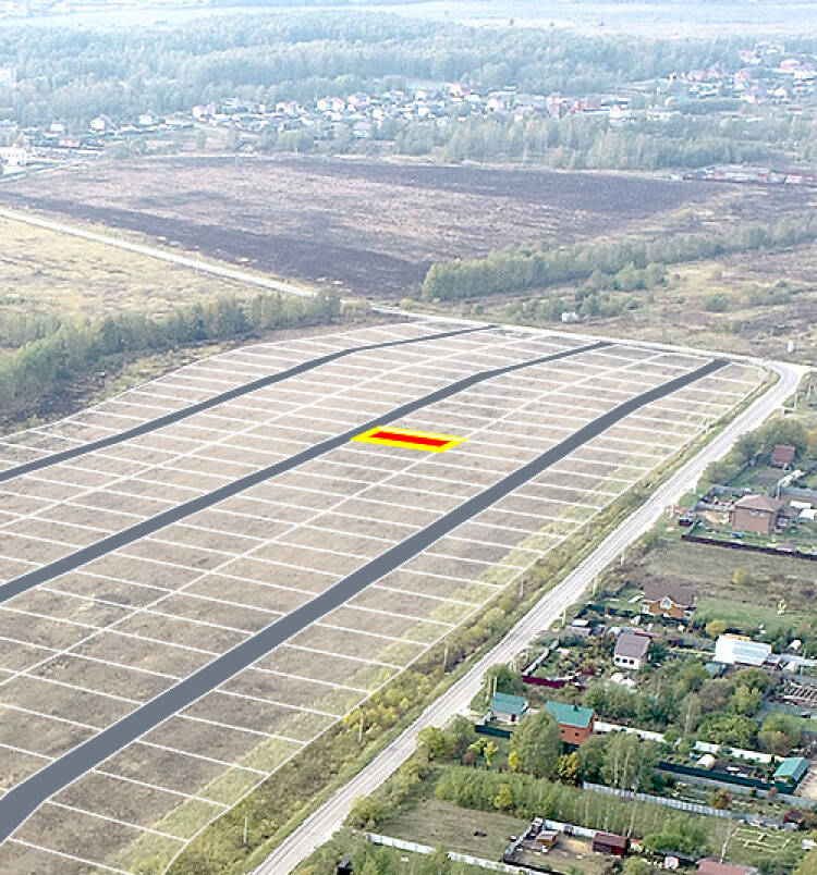 Егорки уч.№133 - Земельный участок кадастровый номер 50:30:0020117:758