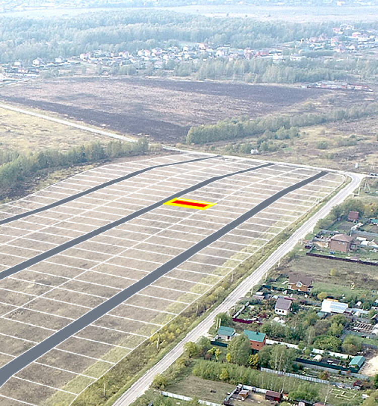 Егорки уч.№134 - Земельный участок кадастровый номер 50:30:0020117:759