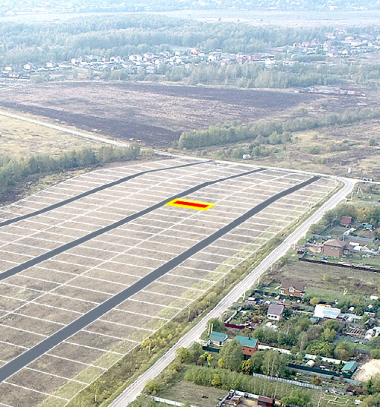 Егорки уч.№135 - Земельный участок кадастровый номер 50:30:0020117:760