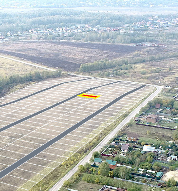 Егорки уч.№136 - Земельный участок кадастровый номер 50:30:0020117:761