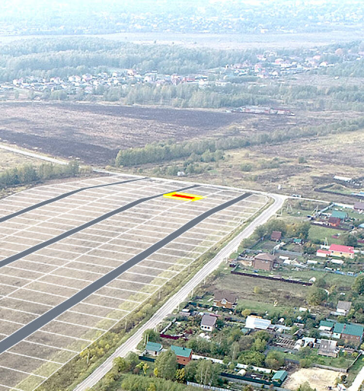 Егорки уч.№141 - Земельный участок кадастровый номер 50:30:0020117:776