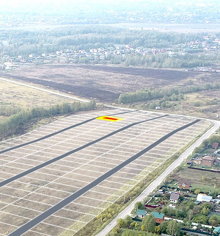 Егорки уч.№68 - Земельный участок кадастровый номер 50:30:0020117:786