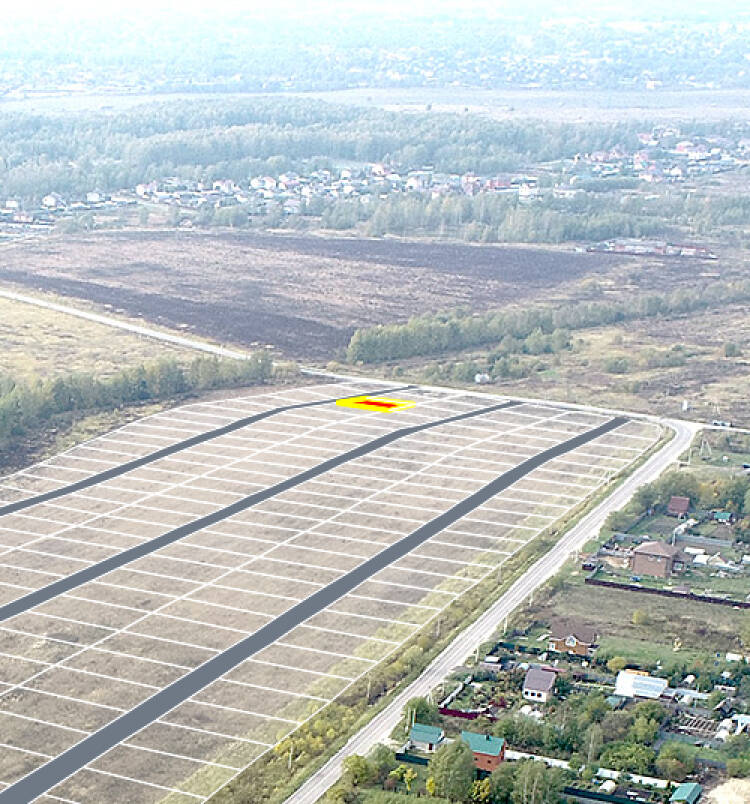 Егорки уч.№70 - Земельный участок кадастровый номер 50:30:0020117:791