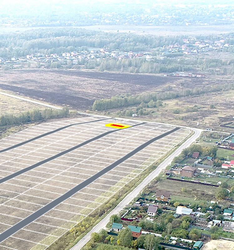 Егорки уч.№75 - Земельный участок кадастровый номер 50:30:0020117:792