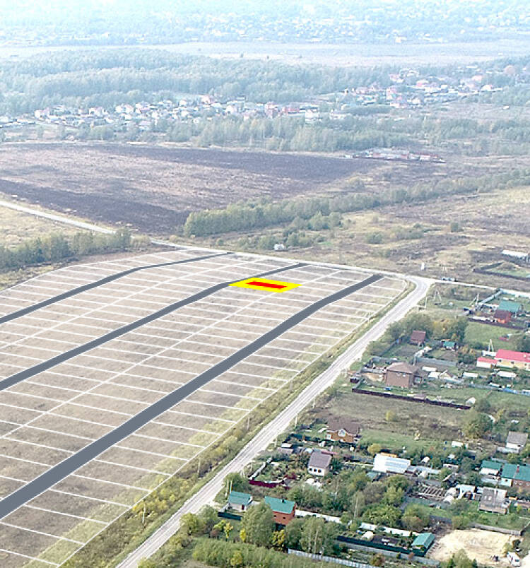 Егорки уч.№140 - Земельный участок кадастровый номер 50:30:0020117:801